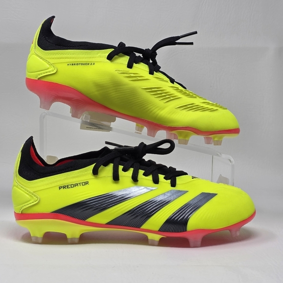 Adidas Predator Pro FG IG7776 Yellow / Black Soccer Cleats Men's Size 6 New - Picture 2 of 12